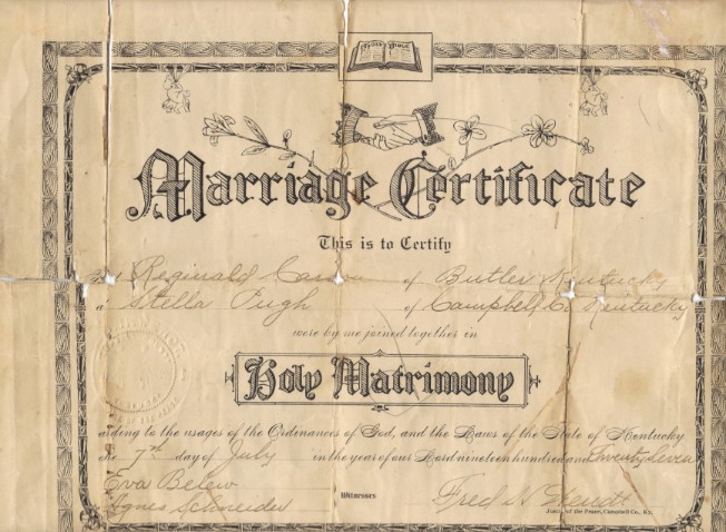 Create a free marriage certificate